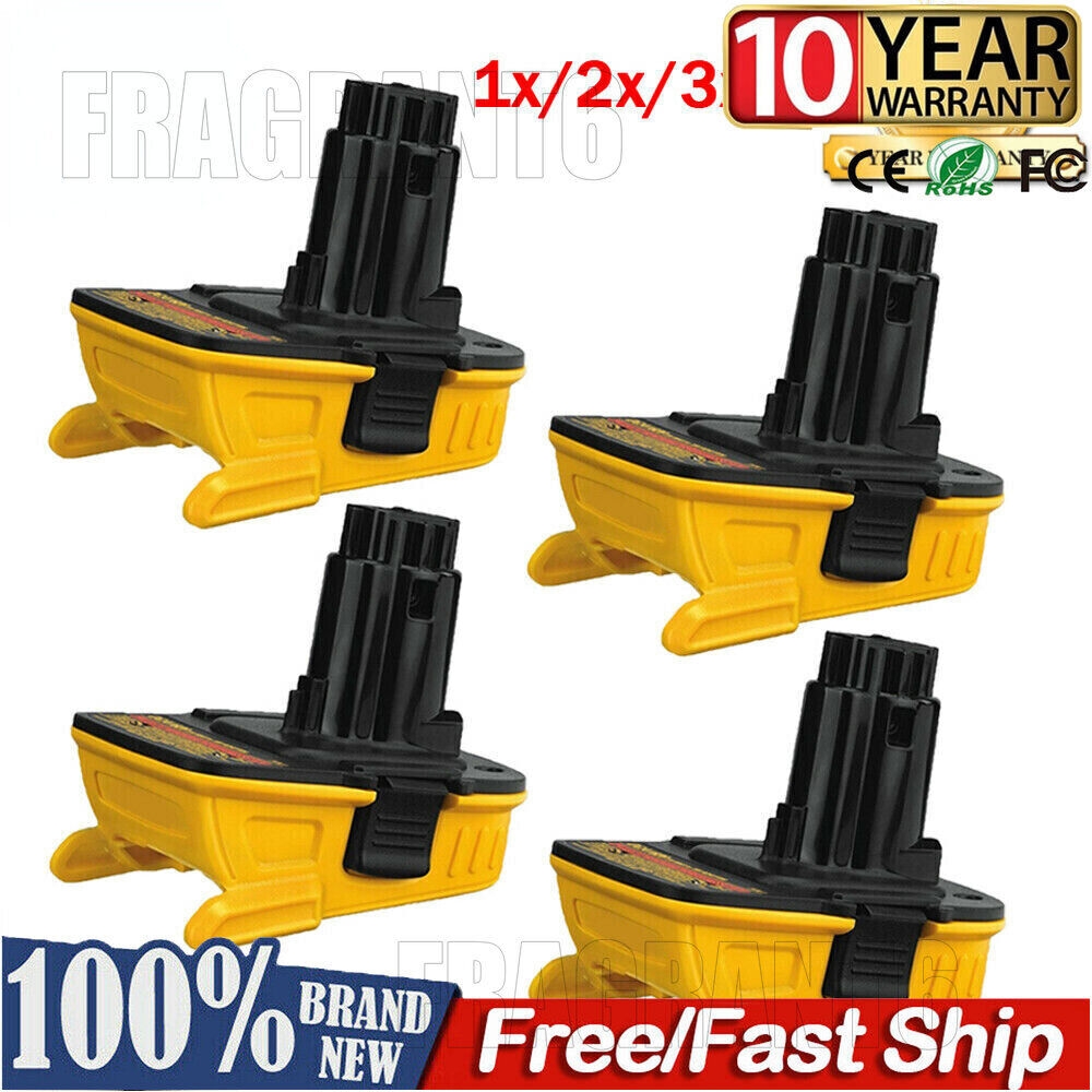 1 2 4Pk DCA1820 Converter Battery Adapter For Dewalt 18V To 20V MAX Drill Li ion EBay