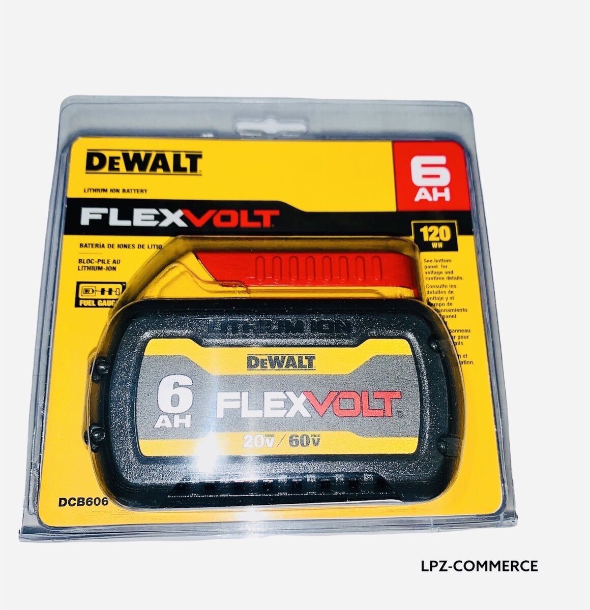 dewalt 6ah flexvolt battery
