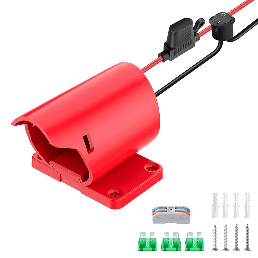 1 Packs Adapter For Milwaukee M12 Battery Adapter 12V Battery Conversion Kit With Switch Fuse Wire Terminals 12AWG Wire Power Connector For DIY Rc Car Toys And Robotics Amazon
