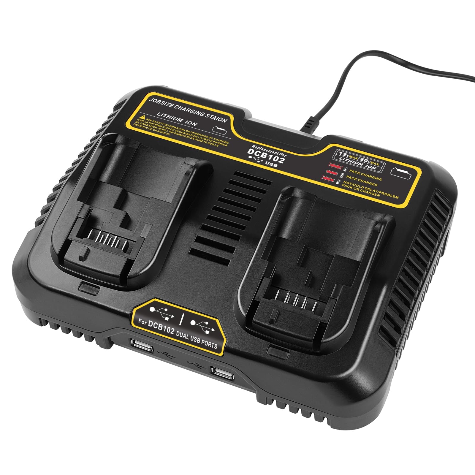 dewalt fast charger 20v
