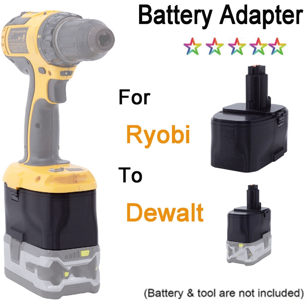 1X Adapter For Ryobi 18V Li ion Battery Convert To For Dewalt 18V Ni cd Old Tool EBay
