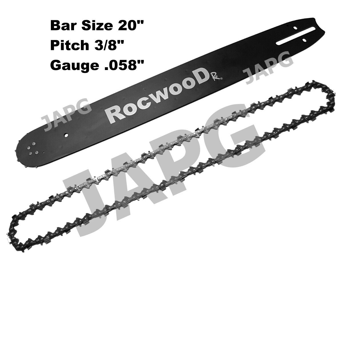 20 Bar Chain Set Husqvarna 365 371 372 380 385 390 394 Chainsaw EBay