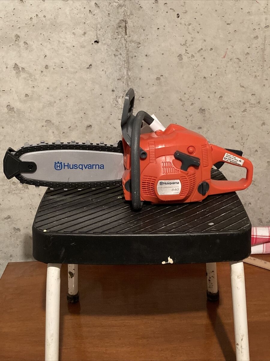 2003 Lanard HUSQVARNA 440 X Torq E Series Orange Chainsaw Toy Limited Edition EBay