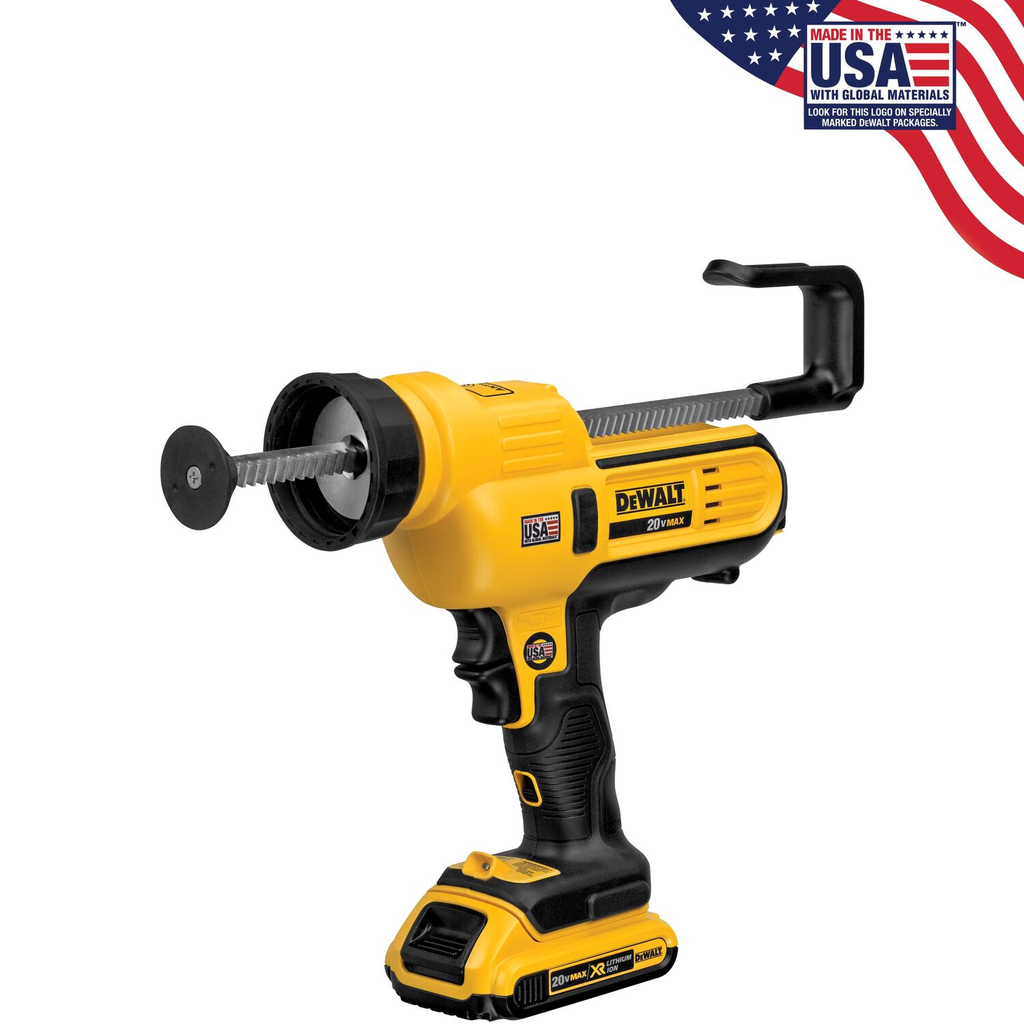 dewalt power caulking gun