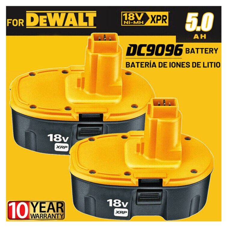 2Pack 18V Battery For Dewalt 18 Volt XRP Battery DC9096 2 DC9098 DC9099 DW9096 GENERIC 