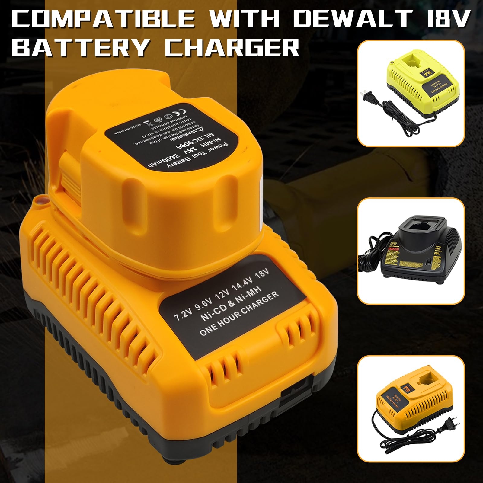 dc9098 dewalt 18v battery