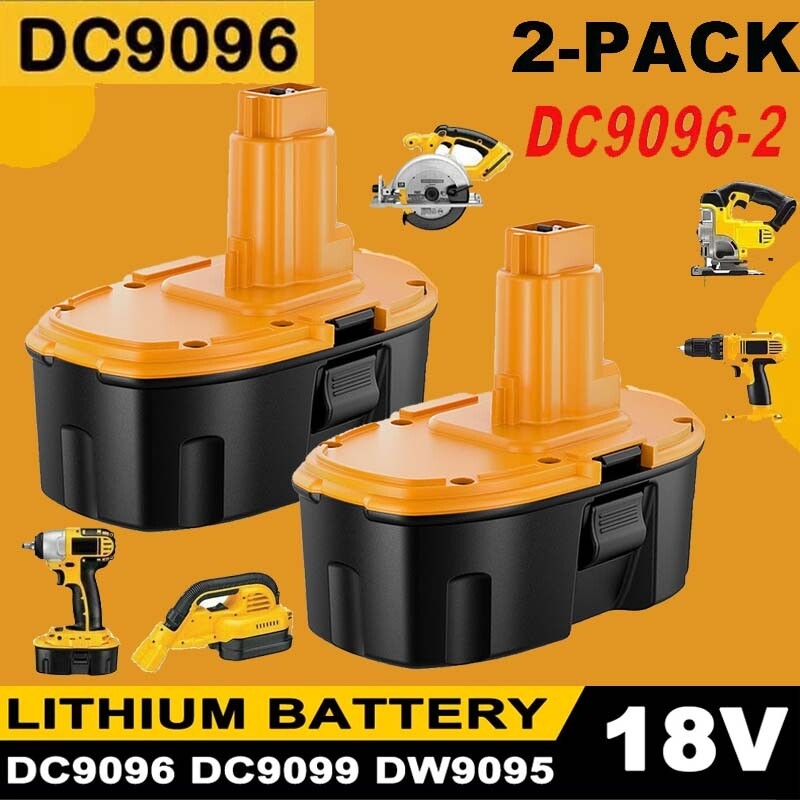 2X 7Ah 18V Lithium Battery Replacement For Dewalt 18V XRP Battery DC9096 DC9098