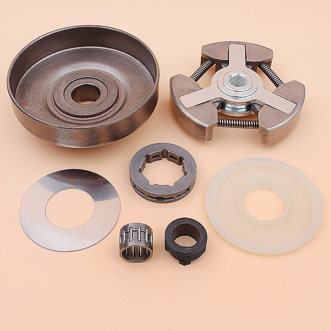 3 8 x7 Clutch Drum Rim Sprocket Kit For Husqvarna 61 266 272 268 162 66 Chainsaw EBay