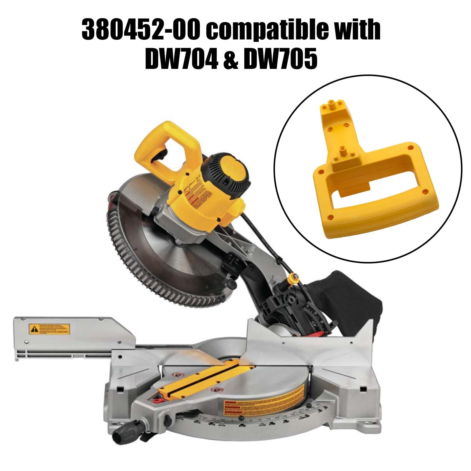 380452 00 Miter Saw Handle Clamshell Set For DeWalt DW704 U0026 DW705 Miter Saw Types 1 5 Fits 3660 3680 Types 1 3 Amazon