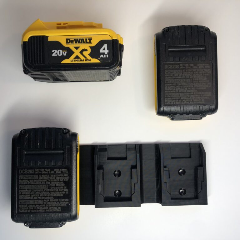 3D Printed Dewalt Battery Holder 3 in 1 Etsy
