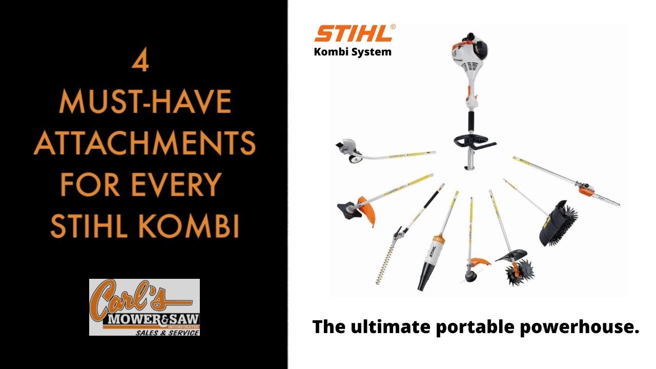 4 Must Have Stihl Kombi Attachments YouTube