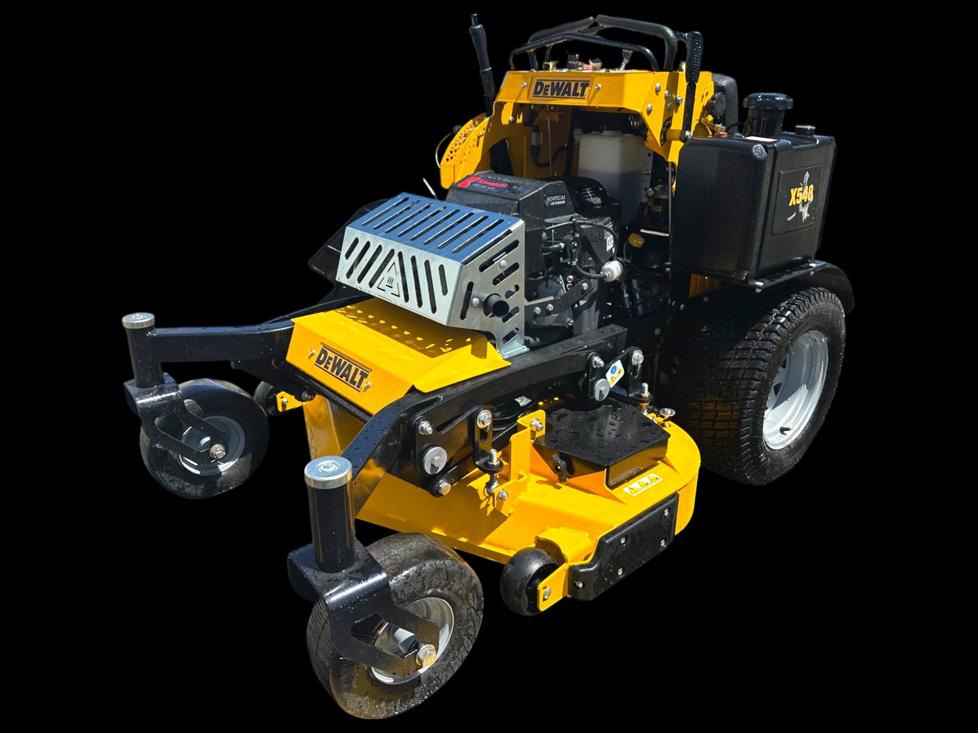 48 Dewalt X548 Commercial Stand On Zero Turn Zero Hours Kawasaki EFI Lawn Mowers For Sale Mower Repair Services GSA Equipment