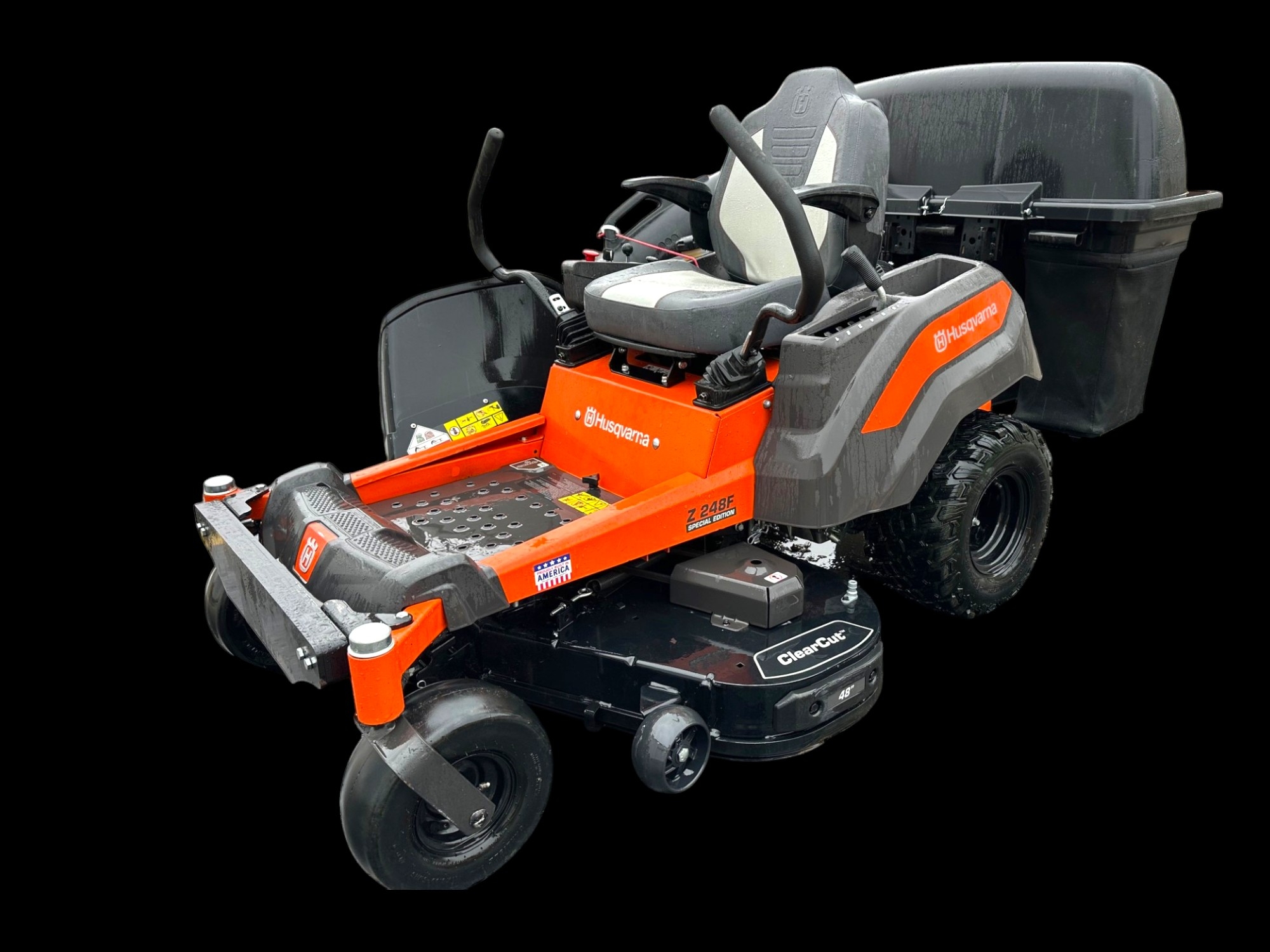 48 Husqvarna Z248F Special Edition Zero Turn W Only 100 Hours Bagger Lawn Mowers For Sale Mower Repair Services GSA Equipment