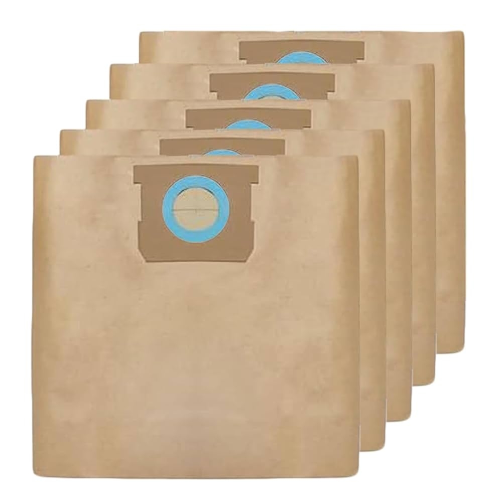 5 Pack DXVA19 4104 Vacuum Bags Replacement For Dewalt 8 Gallon Shop Vac Bags DXV08SA Compatible With DEWALT 5 8 Gallon Wet Dry Vacuums Disposable High Efficiency Filter Bags Amazon