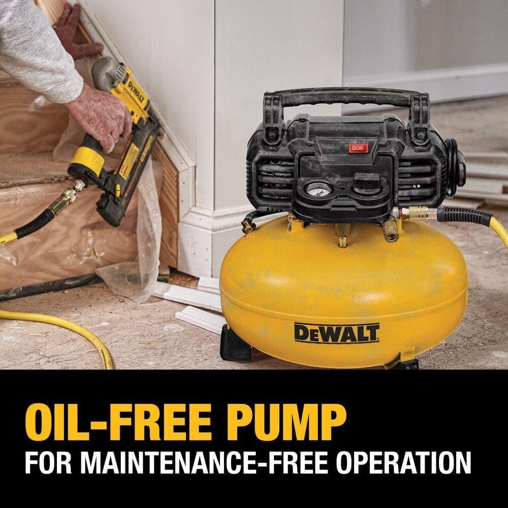 dewalt air compressor 6 gallon