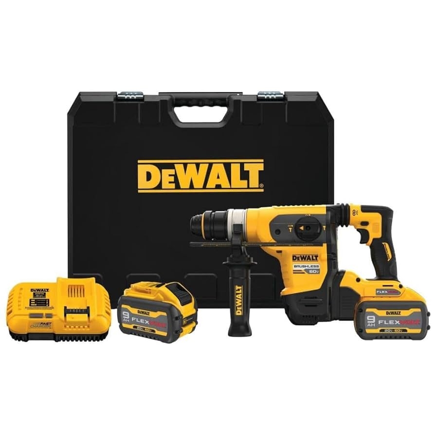 60V MAX 1 1 4 In Brushless SDS PLUS Rotary Hammer Kit Amazon