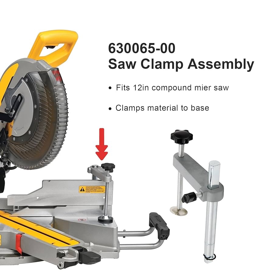 630065 00 For Dewalt Miter Compatible With Saw Clamp Assembly 
