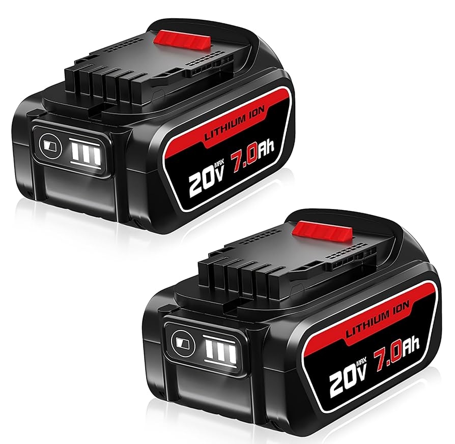 7 0Ah Replacement For DeWalt 20V Max Battery Replacement For Dewalt 20 Volt Cordless Power Tools 2Pack Amazon