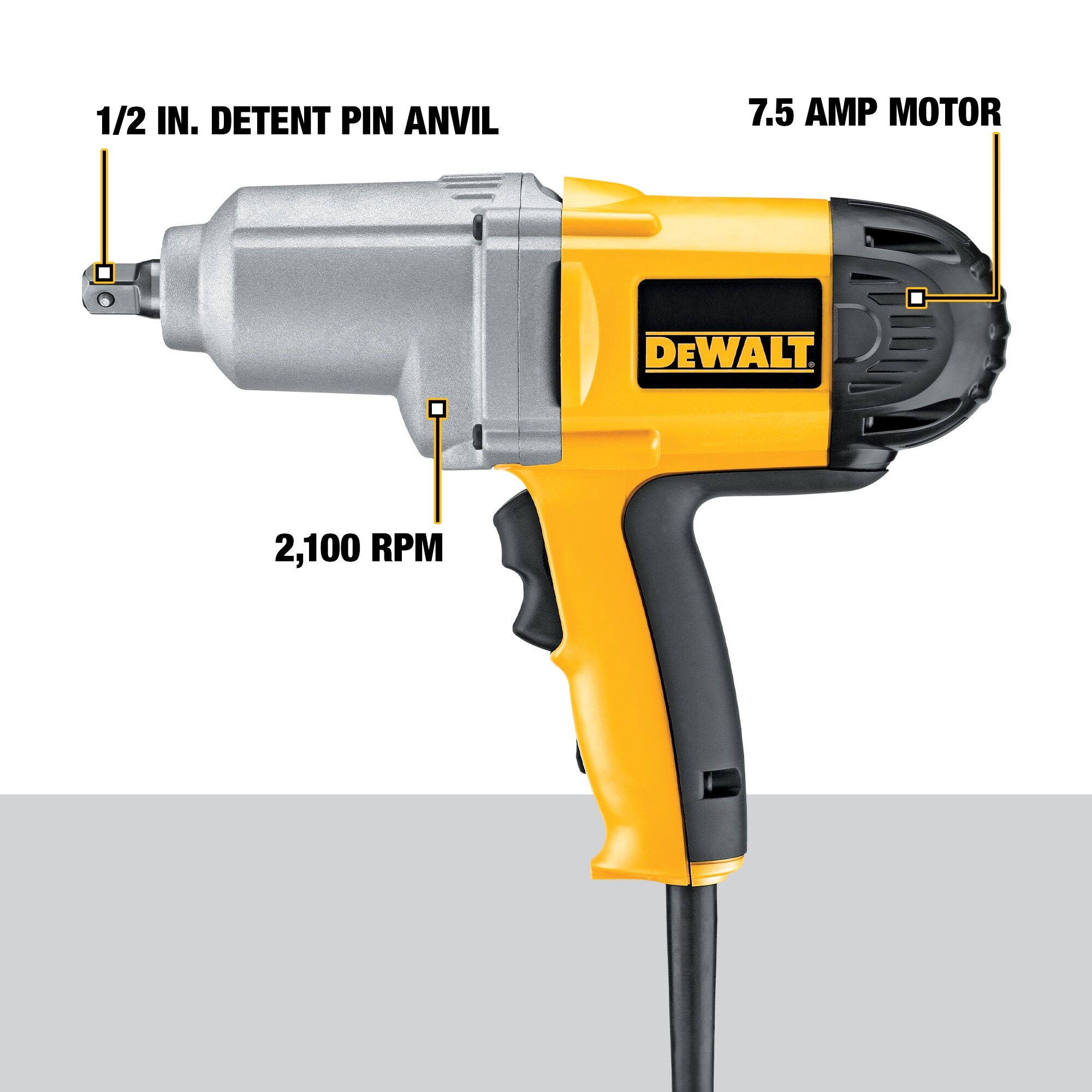 dewalt corded impact wrench