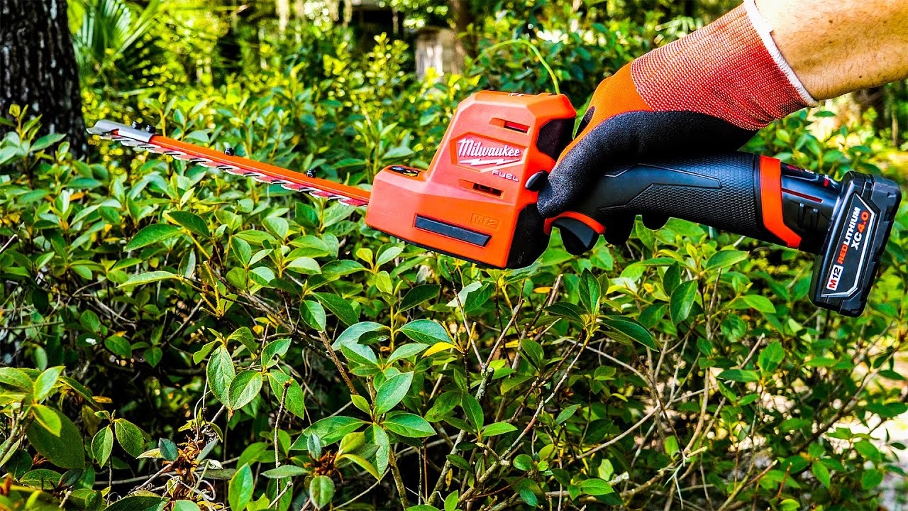 8 inch M12 FUEL Milwaukee Hedge Trimmer Review 2533 21 YouTube