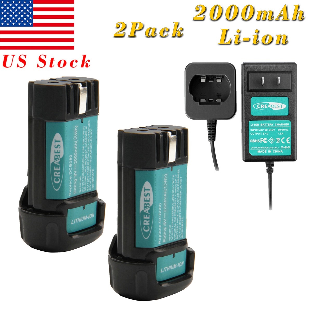 dewalt 8v battery charger