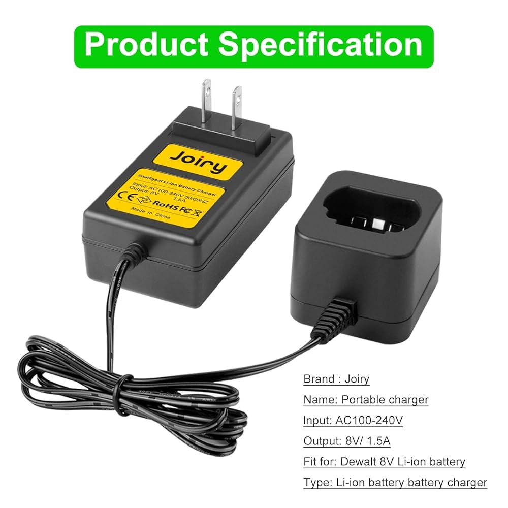 8V 2000mAh Li ion Replacement Battery Charger With Higher Safety U0026 Longer Runtime Compatible With Dewalt DCB080 DW4390 DCF680N1 DCF680N2 DCF680G2 Cordless Power Tools Charger Amazon