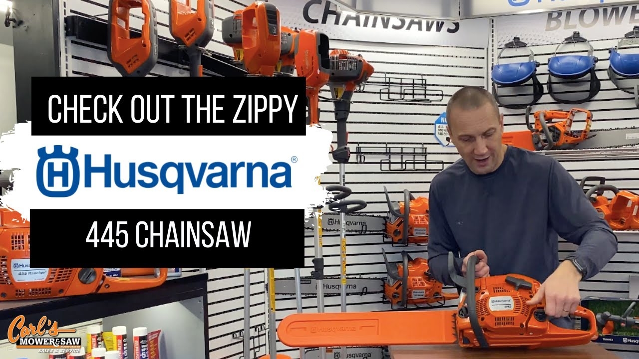 About The Husqvarna 445 Chainsaw YouTube