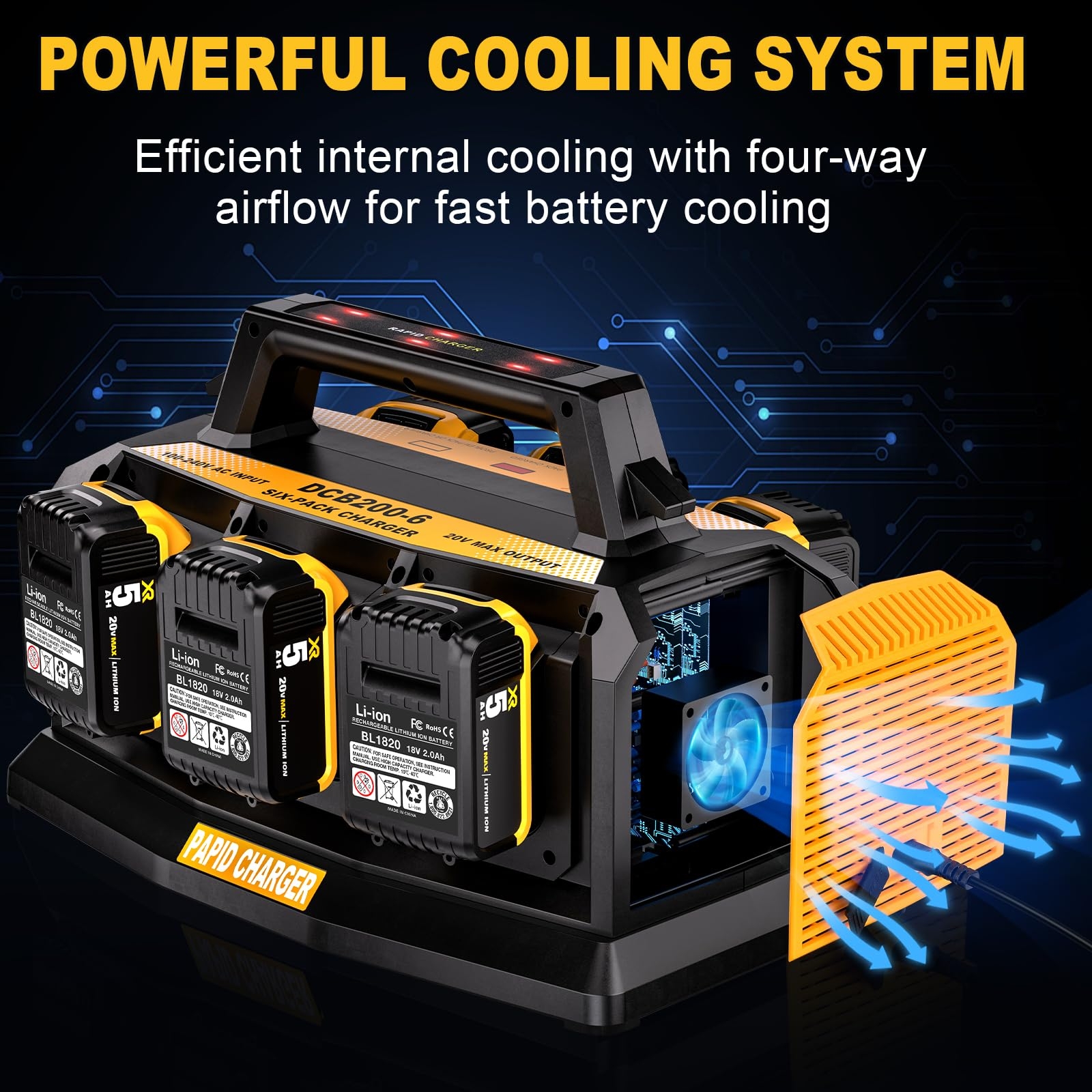 dewalt battery charger operation