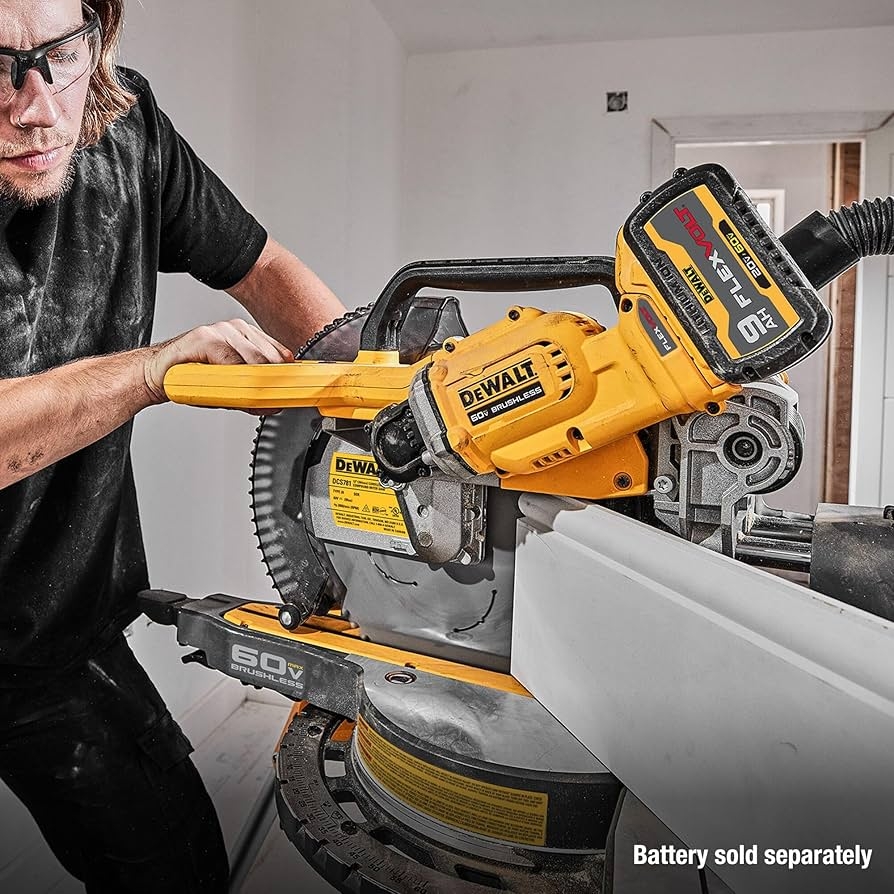 Amazon 12IN 60V SLIDING MITER SAW BARE Tools Home Improvement