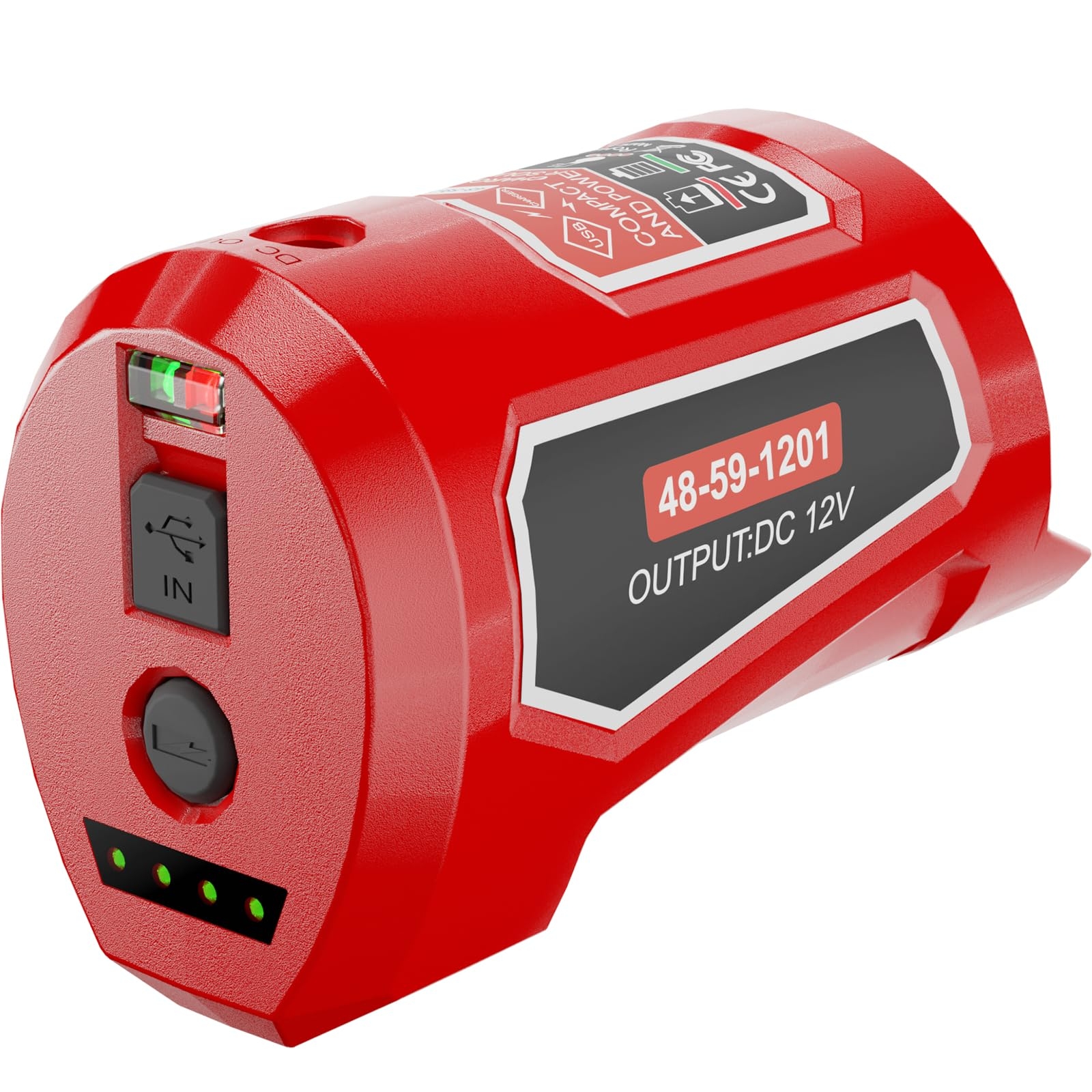Amazon 12V Portable Power Source For Milwaukee M12 Battery Charger 12V Battery Adapter For Milwaukee Heated Jacket 48 59 1201 49 24 2310 USB Charger Tools Home Improvement