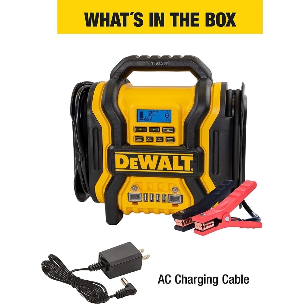 Amazon 1600 Peak Amp Automotive Jump Starter Portable Power 