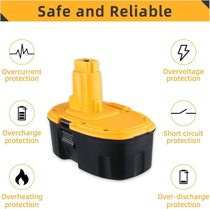 Amazon 18V Replacement Battery For DeWALT 18 Volt 5 0Ah XRP 