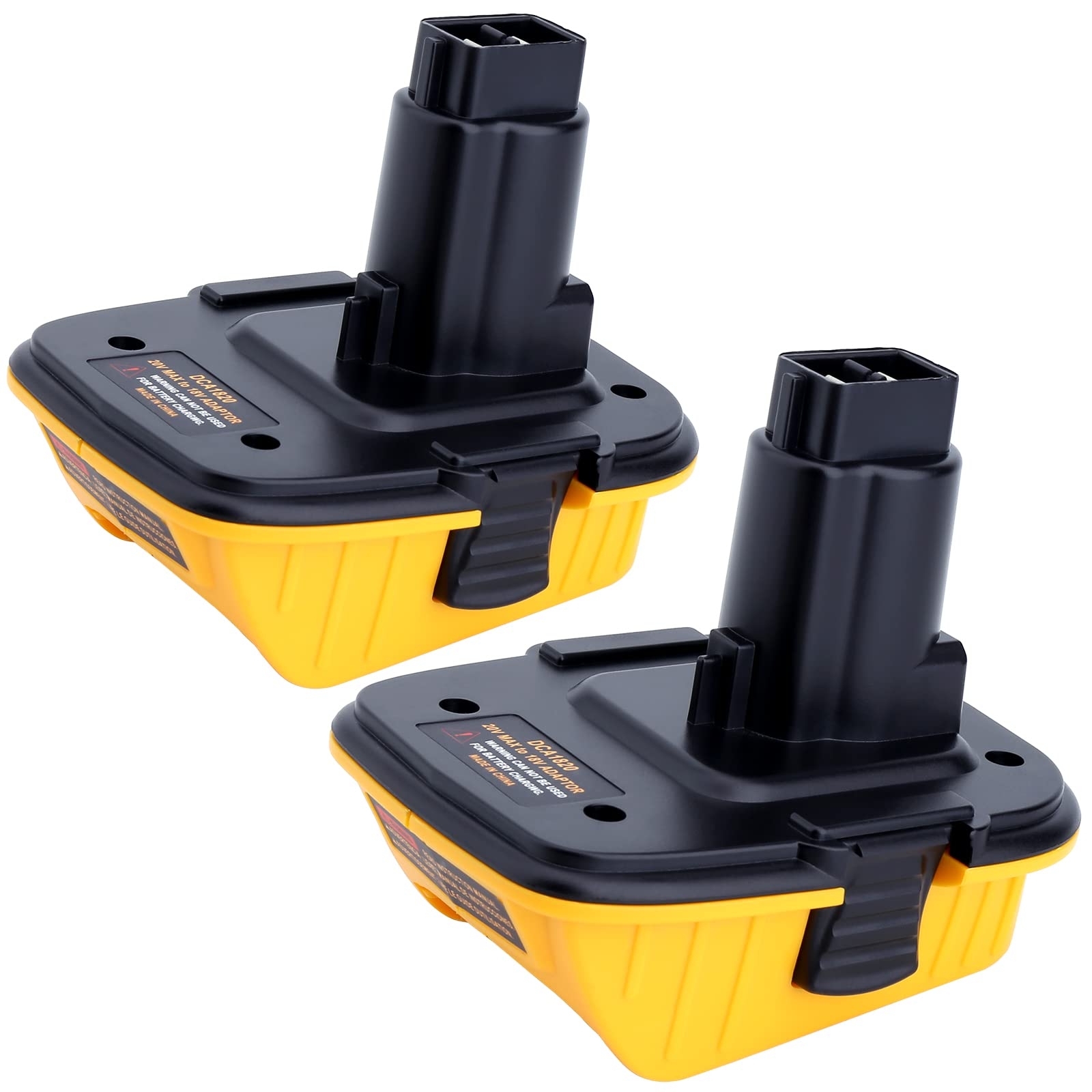 Amazon 2 Pack DCA1820 Adapter Compatible With 18v To 20v Adapter Compatible With 20V Max Battery DCB203 To 18V XRP NiCad NiMh Battery DC9096 Tools U0026 Home Improvement