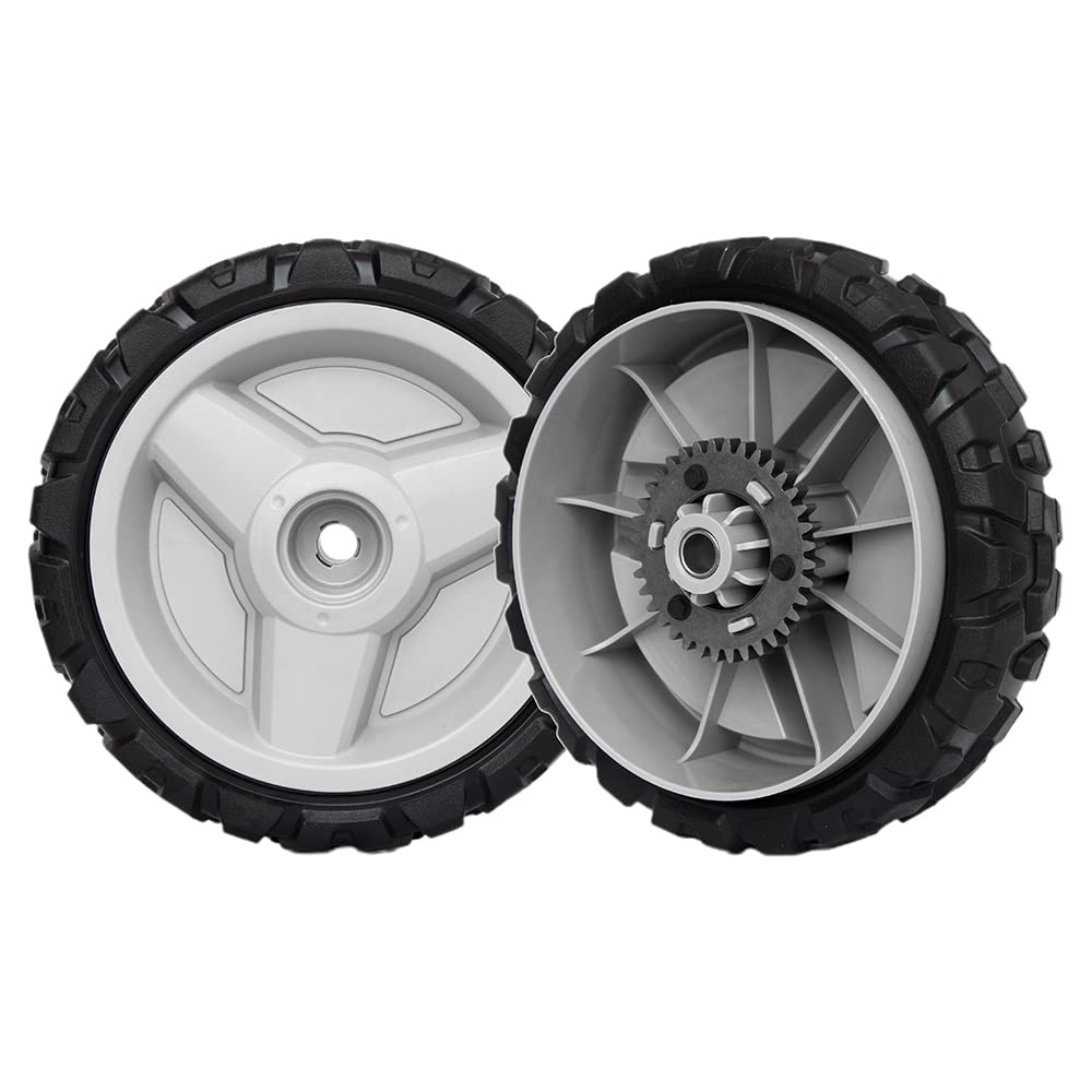 Amazon 2 Pack Lawn Mower Drive Wheels Replace Husqvarna 580365301 8 Inch Wheel Patio Lawn Garden