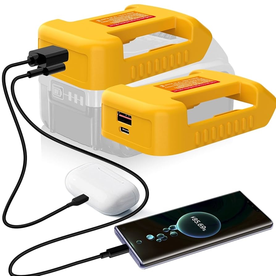 dewalt phone charger adapter