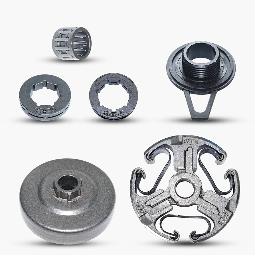 Amazon 3 8 Clutch Drum Rim Sprocket Worm Gear Cage Bearing Kit For HUSQVARNA 365 371 372 372XP 362 Chainsaw Parts Automotive