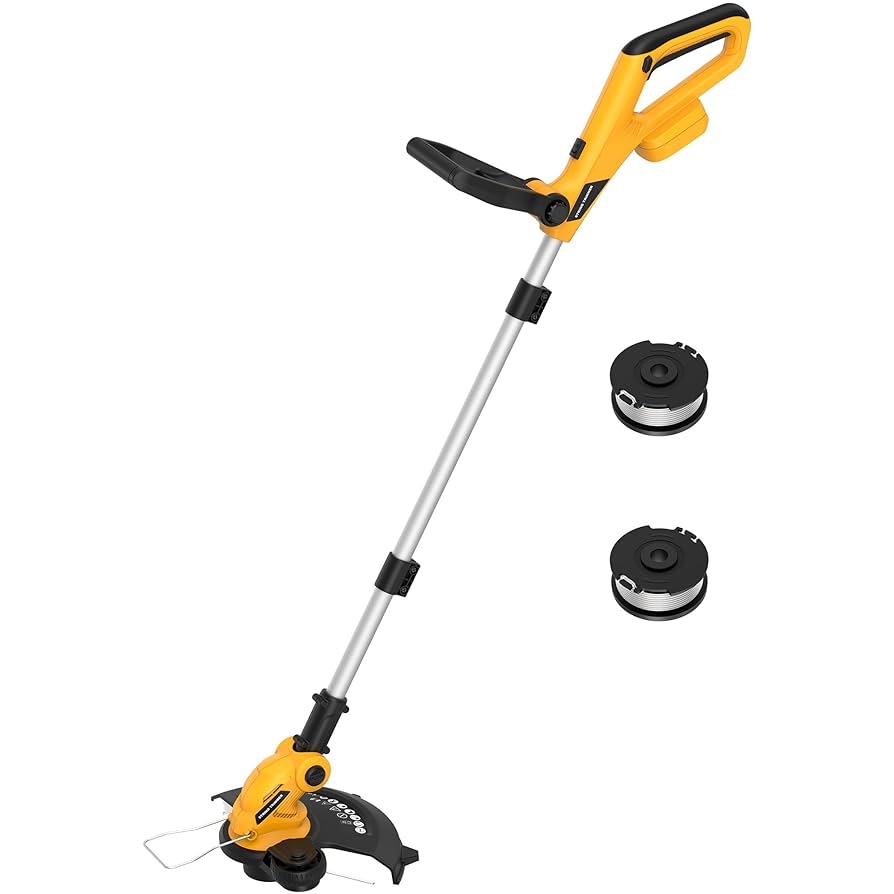 Amazon 3 In 1 Cordless String Trimmer NO Battery Compatible With Dewalt 20V Battery 12 Electric Weed Wacker With Auto Line Feed Foldable Weed Eater Edger Trimmer Mower For Yard Garden Grass Trimmer 
