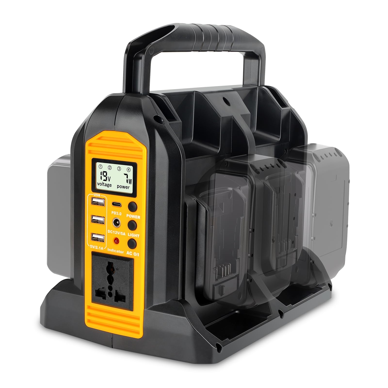 Amazon 350W Power Inverter For Dewalt 20V 60V Li ion Battery 
