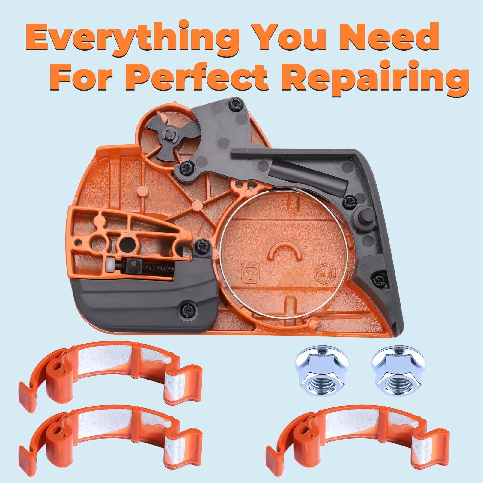 Amazon 435 Clutch Cover Assembly For Husqvarna 435 Chainsaw Chain Brake Clutch Cover 536329204 Chain Brake Assembly Clutch Side Cover For Husqvarna 435 X Torq Chainsaw Parts With Snap Clips Bar Nuts 