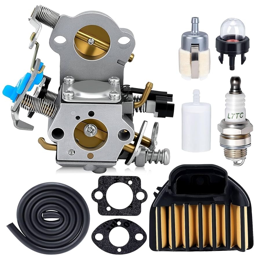Amazon 455 Rancher Carburetor For Husqvarna 455 Rancher Parts 460 455E 461 Rancher Gas Chainsaw Replaces WTA 29 With 537255701 Air Filter Spark Plug Fuel Line All In One Kit Patio Lawn Garden