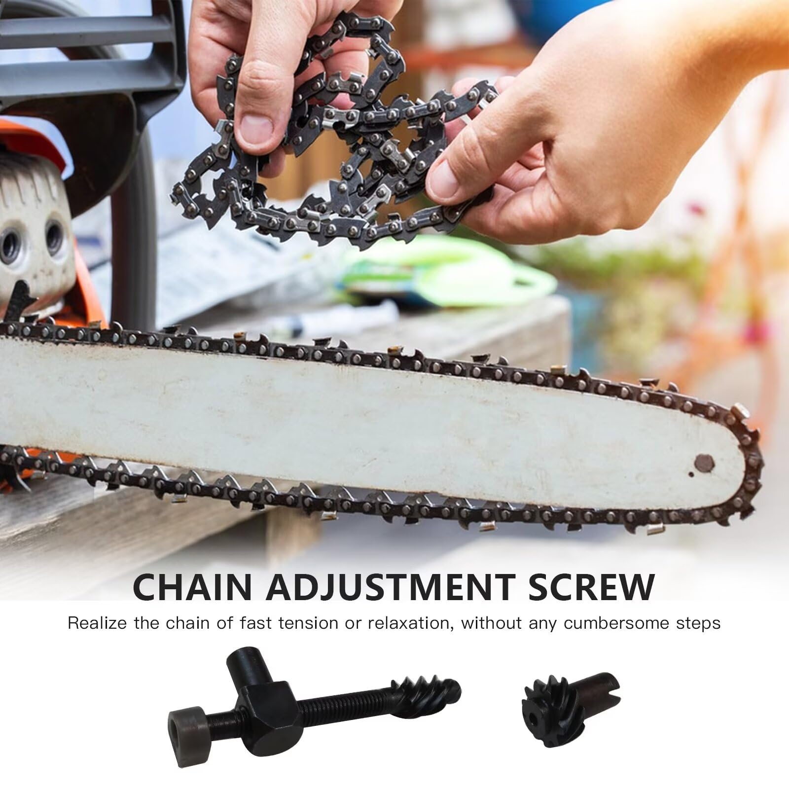 Amazon 575260403 Chain Tensioner Adjuster Screw Adjusting Kit For Husqvarna Chainsaw 435 445 445 E 450 450 E 455 Patio Lawn Garden