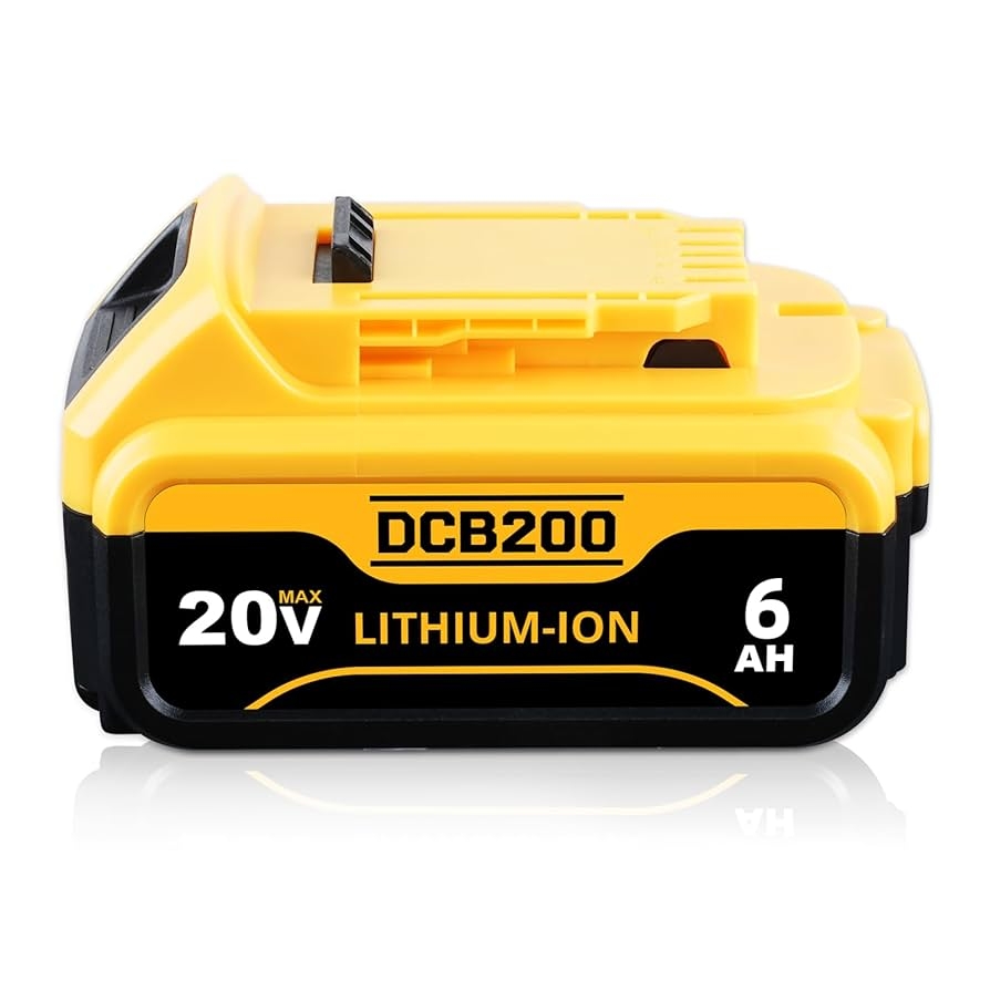 Amazon 6000mAh DCB200 Replacement For Dewalt 20V Battery 