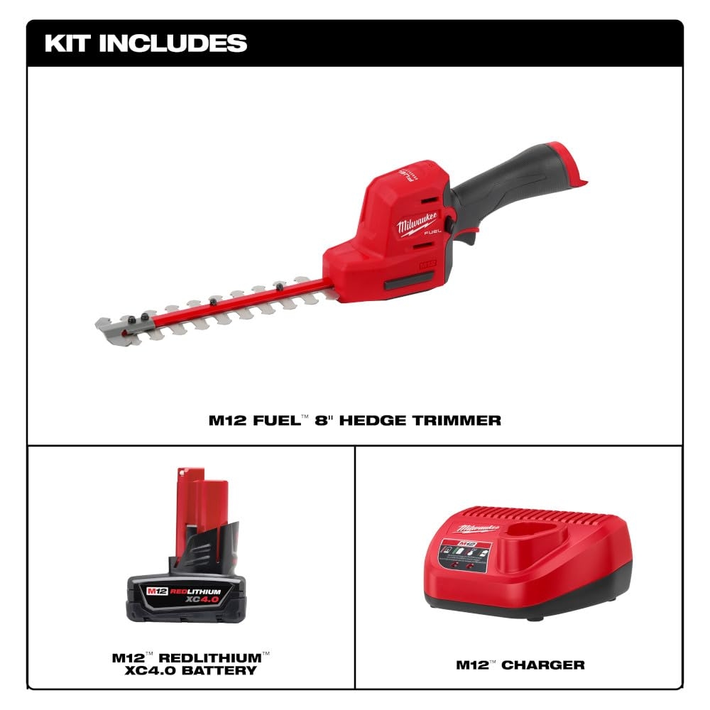 Amazon 8 Hedge Trimmer Kit CHROME 2533 21 12v Hedge Trimmer Patio Lawn Garden