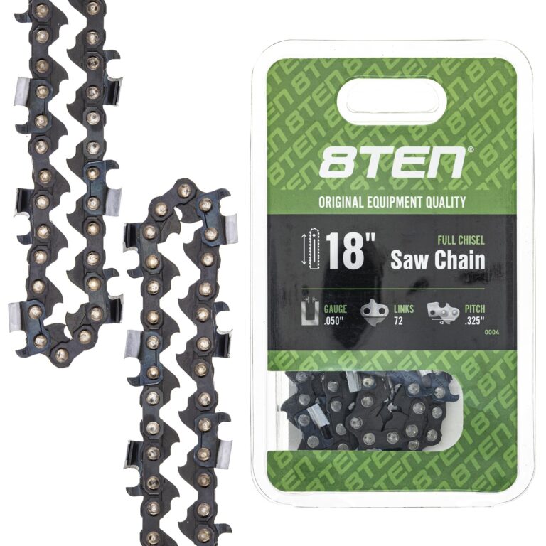Amazon 8TEN Chainsaw Chain For Husqvarna 345 351 350 340 353 455 Rancher Jonsered 18 Inch Bar 050 Gauge 325 Pitch 72DL 1 Chain Patio Lawn Garden