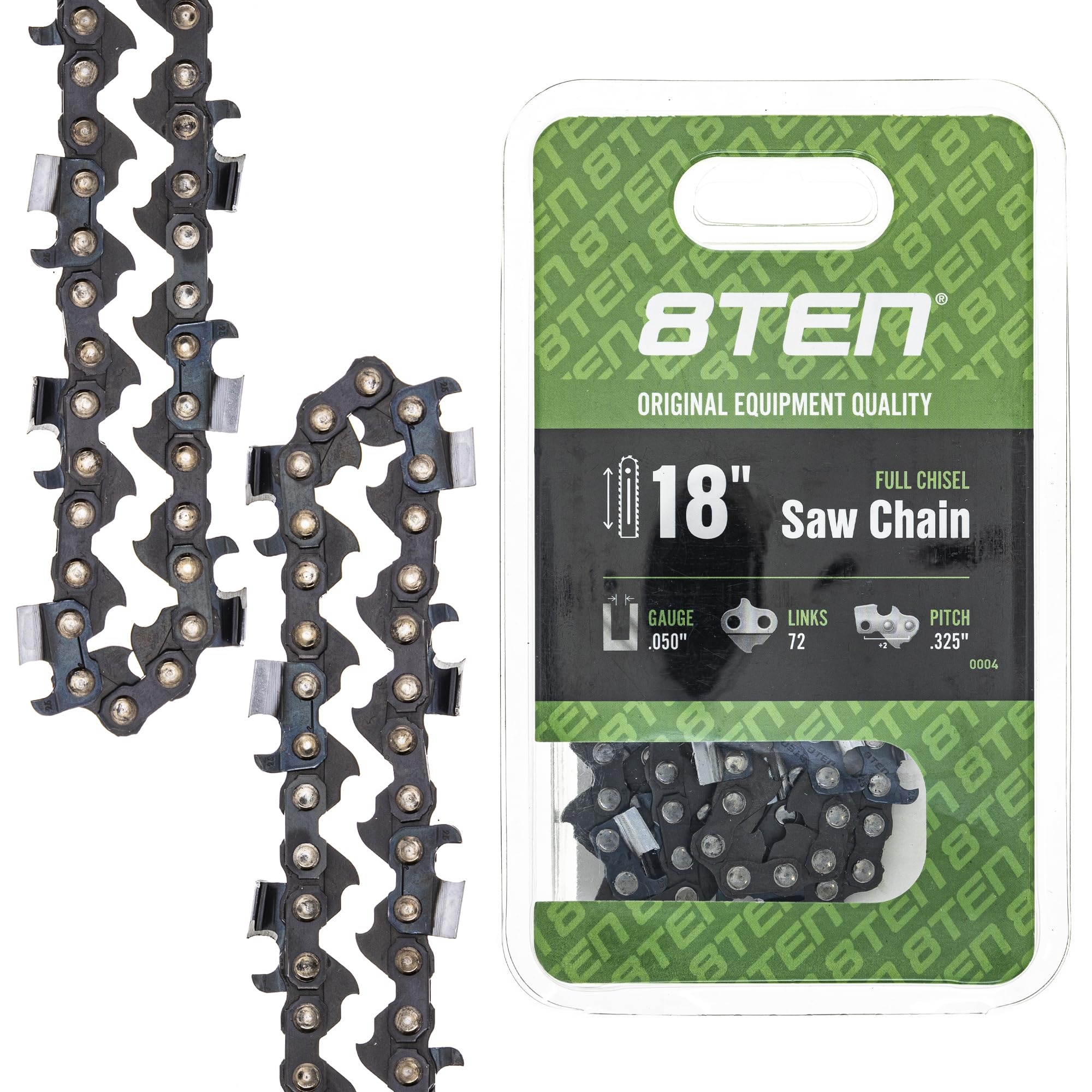Amazon 8TEN Chainsaw Chain For Husqvarna 345 351 350 340 353 455 Rancher Jonsered 18 Inch Bar 050 Gauge 325 Pitch 72DL 1 Chain Patio Lawn Garden