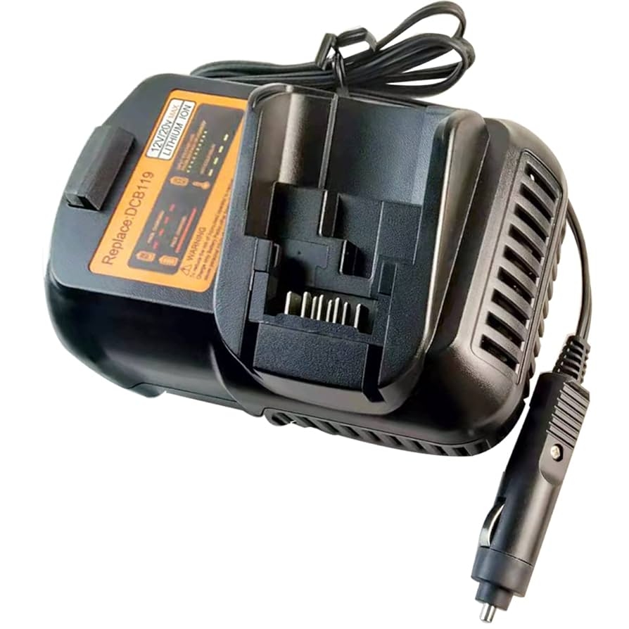 Amazon ANOPIW DCB119 Car Charger Replace Dewalt 20v Car Battery Charger DCB119 To Charge Dewalt 12V 20V DCB201 DCB202 DCB203 DCB205 DCB206 DCB606 DCB609 Tools U0026 Home Improvement