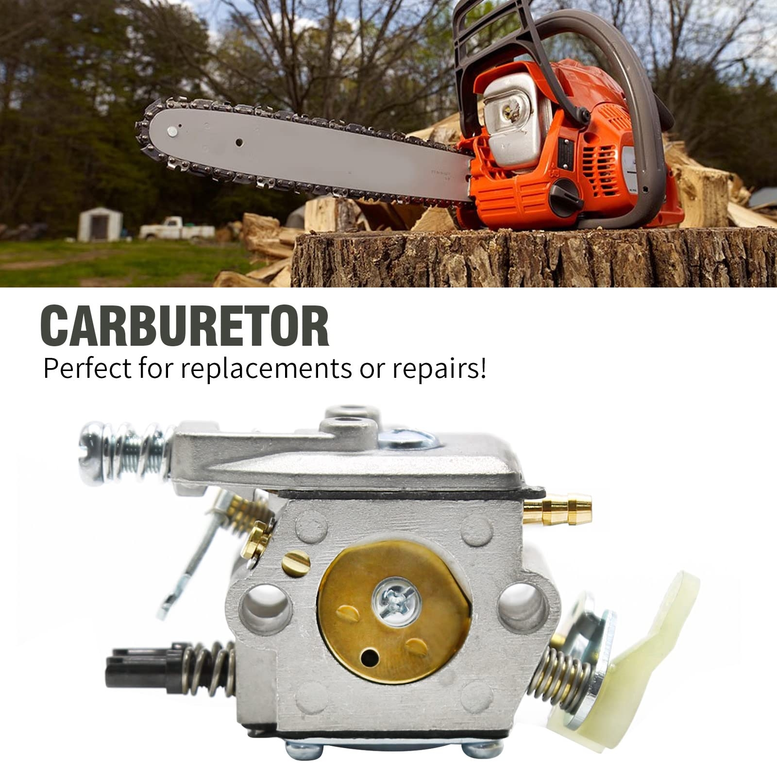 Amazon Aynaxcol 503 28 15 04 Carburetor Replacement For Husqvarna 50 51 55 Chainsaw WT 170 1 WA 82 PN 538 24 28 93 Patio Lawn Garden