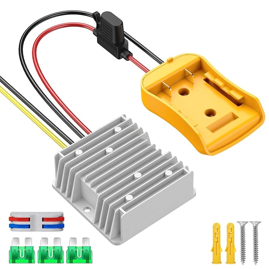 Amazon Azocek 20V To 12V Step Down Converter 20A 240W Max 