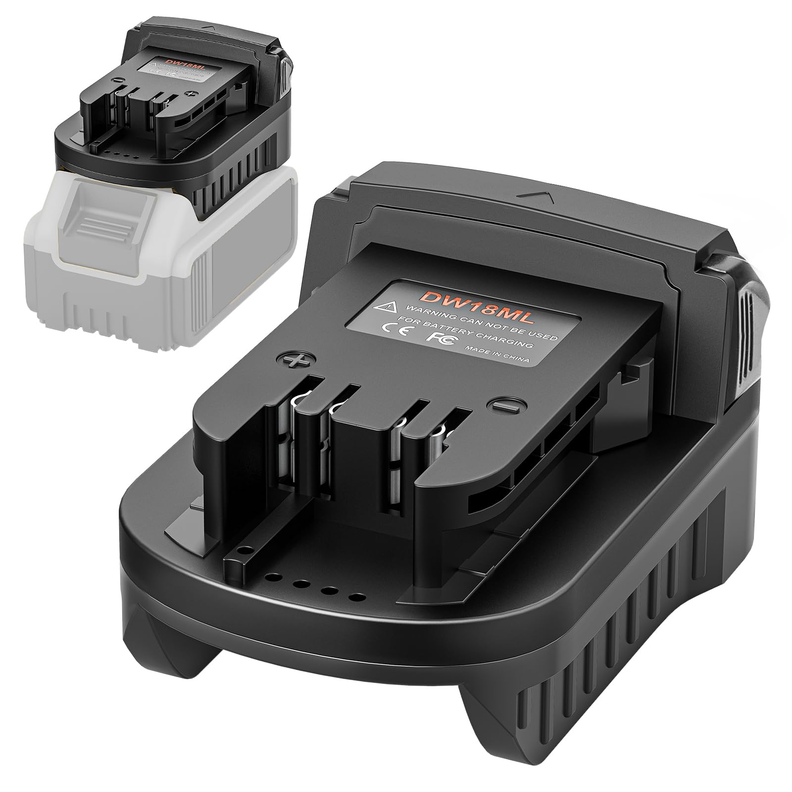 Amazon Battery Adapter Compatible With DeWalt To Milwaukee 18 