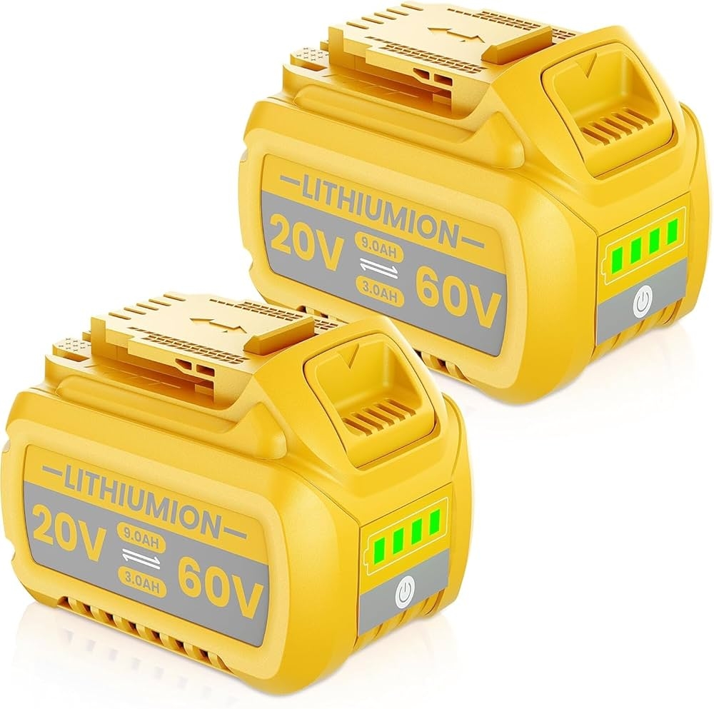 Amazon Bonacell 60V 9Ah Replacement For Dewalt 20V 60V Flexvolt Battery Compatible With Dewalt 20V 60V Cordless Power Tools With DCB609 DCB606 DCB612 Extended Runtime Overload Protection 2 Pack Home U0026 Kitchen